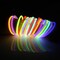 100 Pcs 8" Glowsticks, Bracelets Necklaces, Glow in the Dark Party Favors, Easter, Christmas, Halloween Supplies Pack, Football Party Supplies